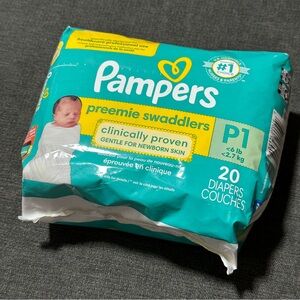 Pampers Preemie Diapers size P1